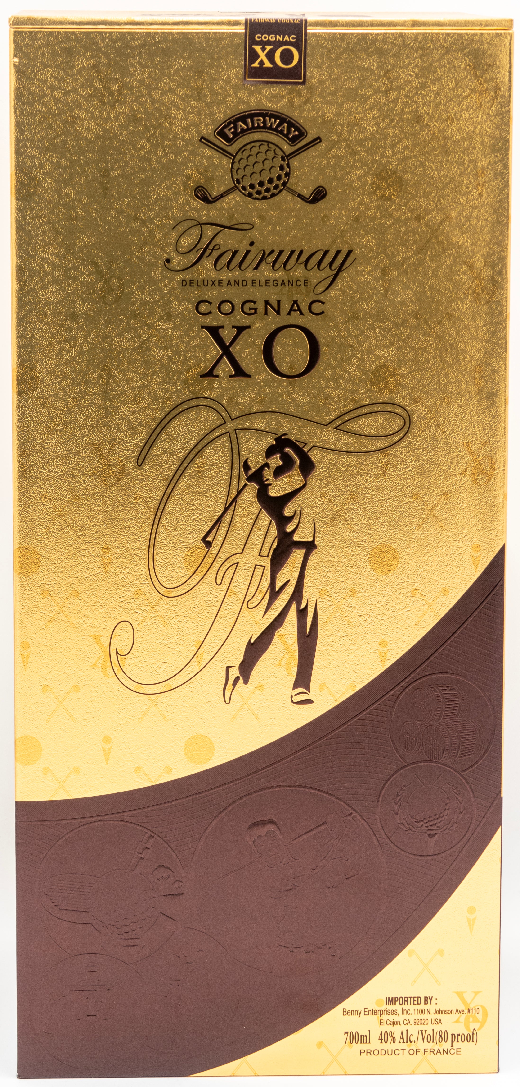 Buy Oceano Azul Fairway Cognac XO 700ml Online - Oceano Azul Liquor